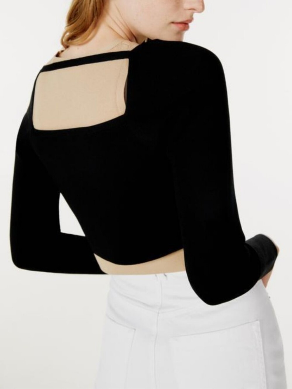 Zara Croped Knit Top